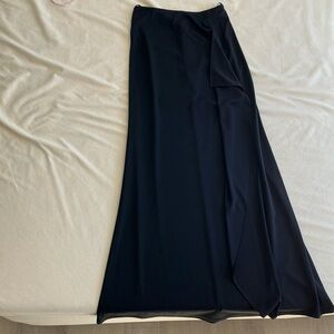 Elegant Black Maxi Skirt